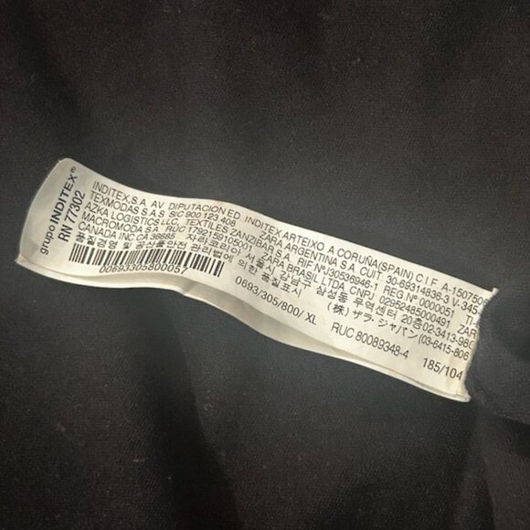 NWOT Zara Knit Mock Neck Classic Black Pullover Sweater - Picture 9 of 9